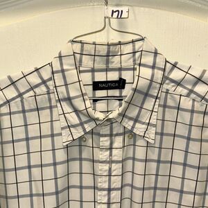 Nautica Short Sleeve Shirt - poplin cotton - XXL